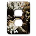 thumbnail image 1 of 3dRose, Chrysanthemums by James Jacques Joseph Tissot Woman in Flower Garden, 2 plug outlet cover, 1 of 1