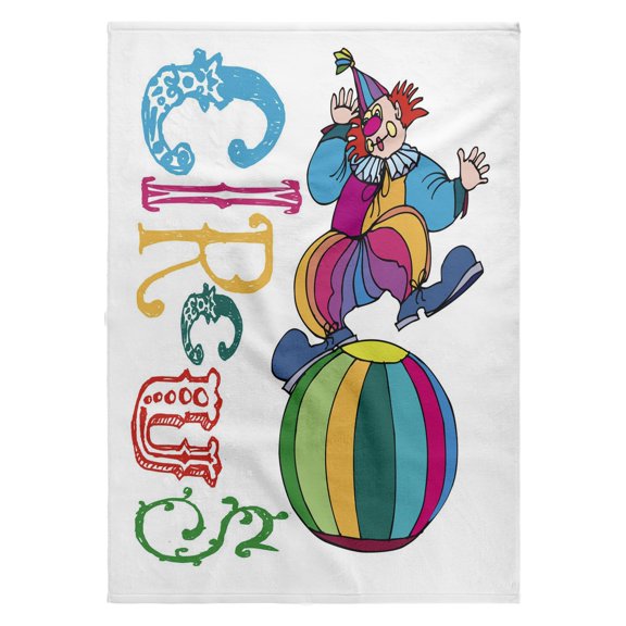 3dRose, Circus Clown, 22x30 Bath Hand Pool Towel