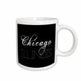 thumbnail image 1 of 3drose, Cities of the World - Chicago, Illinois on Black Background, 15oz Mug, 1 of 6