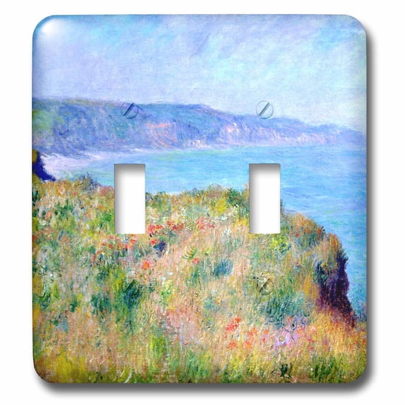 3dRose, Claude Monet – Cliff Near Pourville , double toggle switch