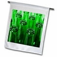 thumbnail image 1 of 3dRose, Closeup Of Green Beer Bottles, 12 x 18 inch Garden Flag, 1 of 1