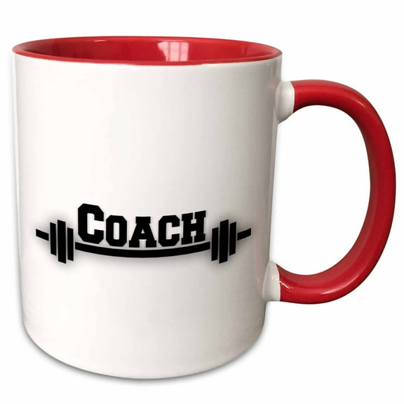 3drose, Coach, 15oz Two-tone Red Mug
