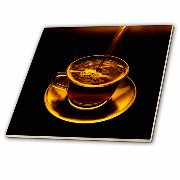 3dRose, Coffee Cup, 8 Inch Ceramic Tile