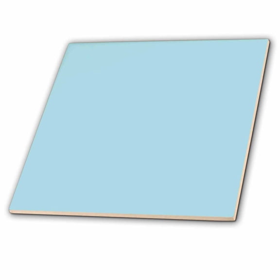 3dRose, Color light blue, 12 Inch Ceramic Tile