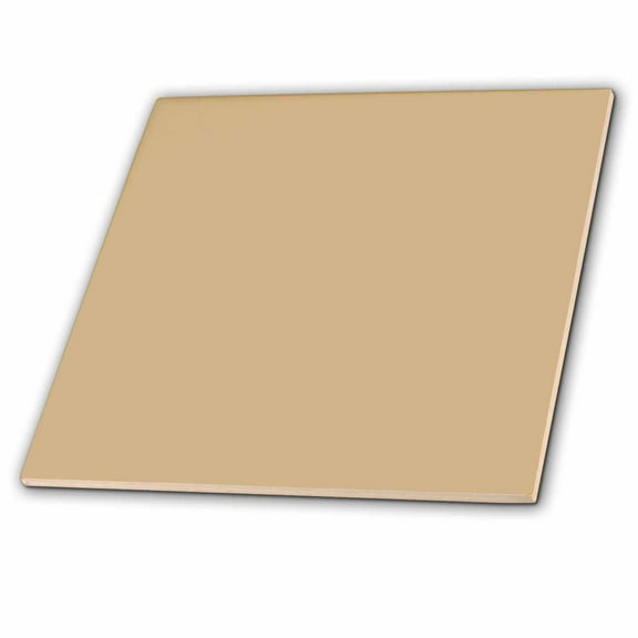 3dRose, Color tan, 4 Inch Ceramic Tile