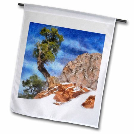 3dRose, Colorado Mountains Bristlecone Pine, 12 x 18 inch Garden Flag