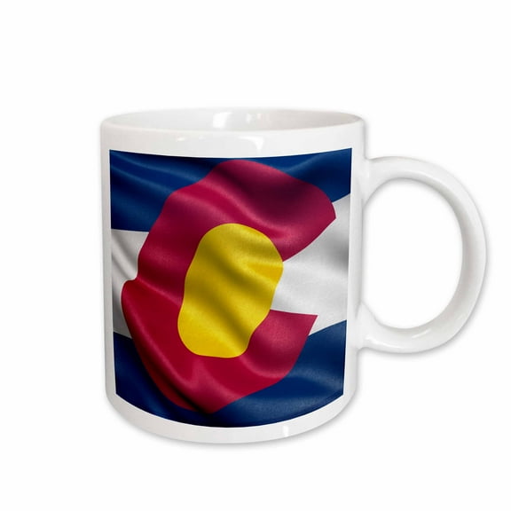 3drose, Colorado State Flag, 11oz Mug