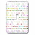 thumbnail image 1 of 3dRose, Colorful Hand Painted Arrow Pattern, single toggle switch, 1 of 1