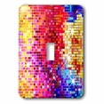thumbnail image 1 of 3dRose, Colorful Sparkles, single toggle switch, 1 of 1