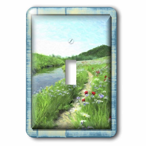 3dRose, Country Pathway, single toggle switch
