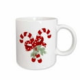 thumbnail image 1 of 3drose, Crossed Peppermint Candy Canes, 15oz Mug, 1 of 6