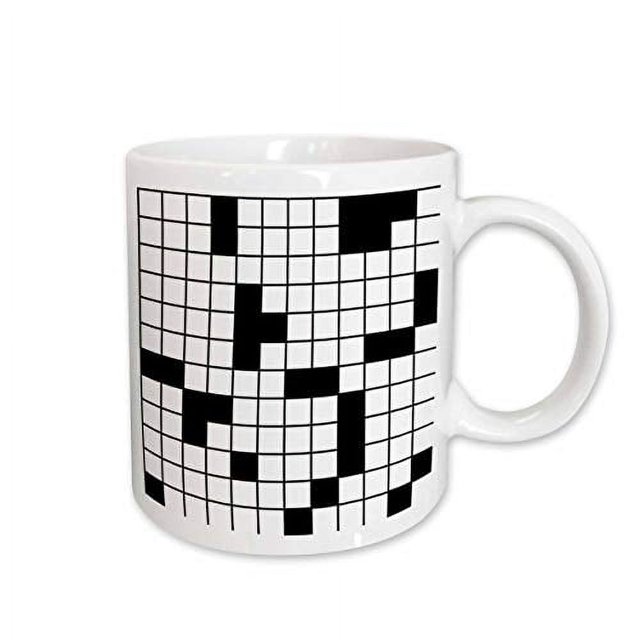 3dRose Crossword Pattern Ceramic Mug 15 ounce Walmart com 3dRose Crossword Pattern Ceramic Mug 15 ounce Walmart com
