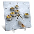 thumbnail image 1 of 3dRose, Curling Stones, Idaburn Dam, South Island, New Zealand-AU02 DWA4682 - David Wall, 6x6 Desk Clock, 1 of 1
