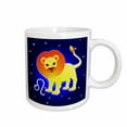 thumbnail image 1 of 3drose, Cute Astrology Leo Zodiac Sign Lion, 11oz Mug, 1 of 6