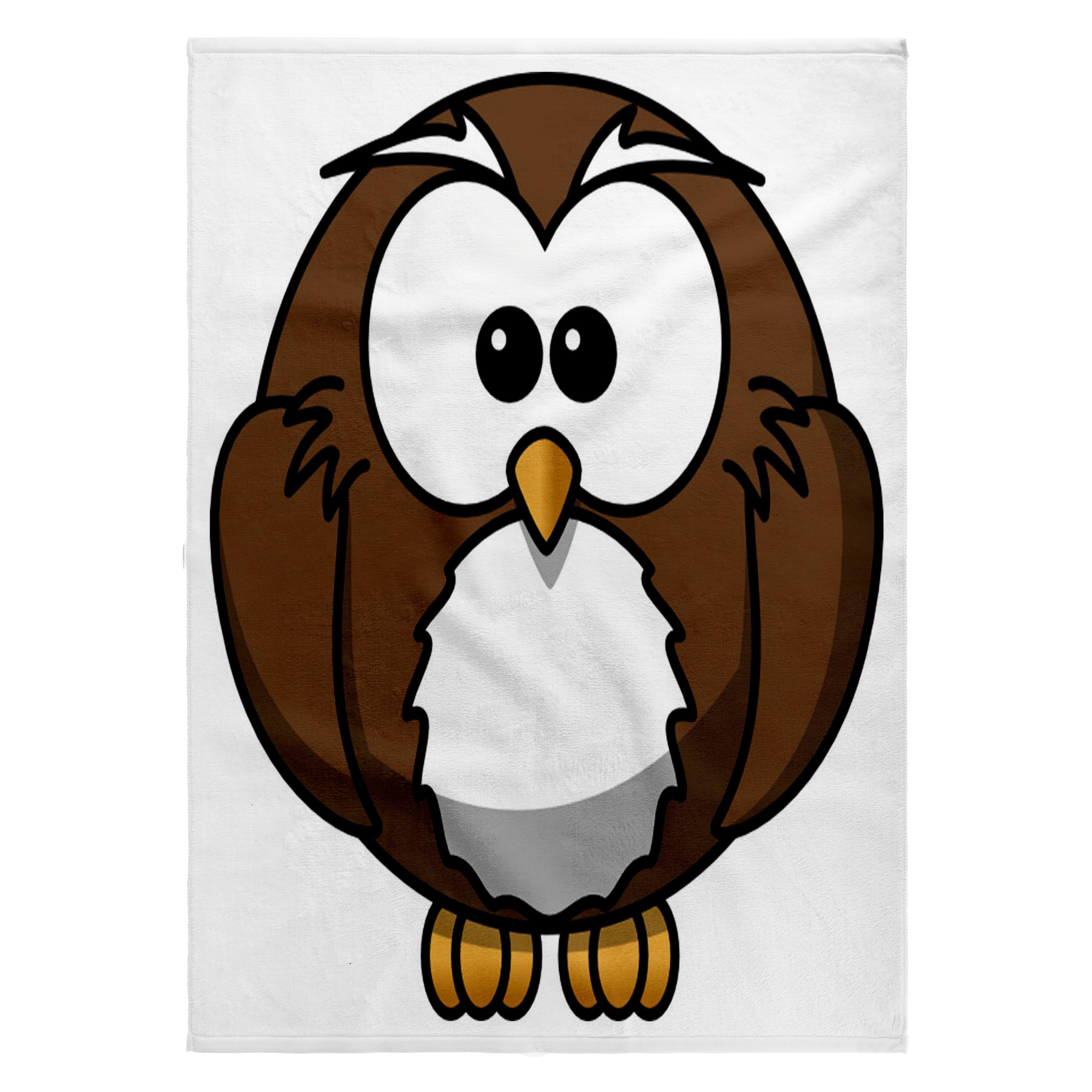 3dRose, Cute Baby Cartoon Owl, 22x30 Bath Hand Pool Towel
