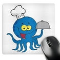 thumbnail image 1 of 3dRose, Cute Blue Octopus Chef With Serving Platter, MousePad, 1 of 7