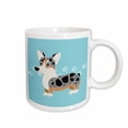 thumbnail image 1 of 3drose, Cute Cartoon Corgi Art Merle, 15oz Mug, 1 of 6