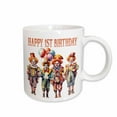 thumbnail image 1 of 3drose, Cute Clowns Happy 1st Birthday, 15oz Mug, 1 of 6