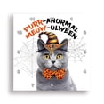 thumbnail image 1 of 3dRose, Cute Gray Chartreux Cat in a Wizard Hat for Halloween, 13x13 Wall Clock, 1 of 8