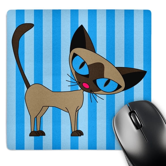 3dRose, Cute Siamese Cat Design, MousePad