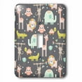 thumbnail image 1 of 3dRose, Cute Zoo Animals Pattern, single toggle switch, 1 of 1