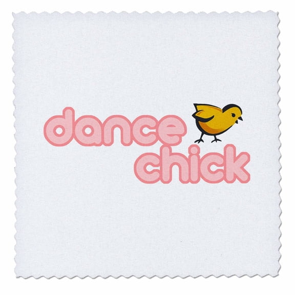 3dRose, Dance Chick, 10x10 inch quilt square