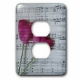thumbnail image 1 of 3dRose, Dancing Notes, 2 plug outlet cover, 1 of 1