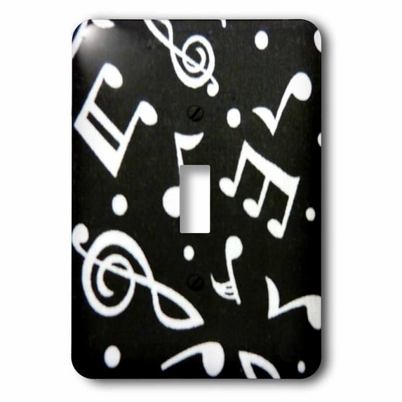 3dRose, Dancing Notes, single toggle switch