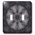 thumbnail image 1 of 3dRose, Dark Gothic Ornament 3 Mandala, double toggle switch, 1 of 1