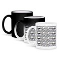 thumbnail image 1 of 3dRose, Day of the Dead Skull Día de los Muertos Sugar Skull Print White, 11oz Magic Transforming Mug, 1 of 8