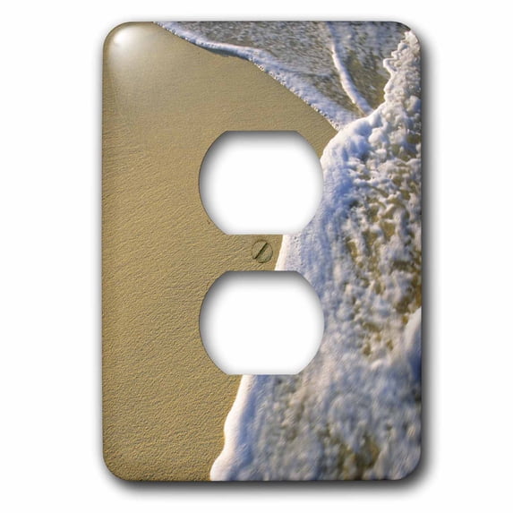 3dRose, Detail of Beach Surf-AB01 MGI0004 - Mark Gibson, 2 plug outlet cover
