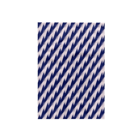 3dRose, Diagonal Stripe Stepped Zig Zag Pattern Gradient Blue, 15x22 Hand Towel