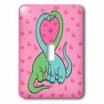 thumbnail image 1 of 3dRose, Dino Valentine, single toggle switch, 1 of 1