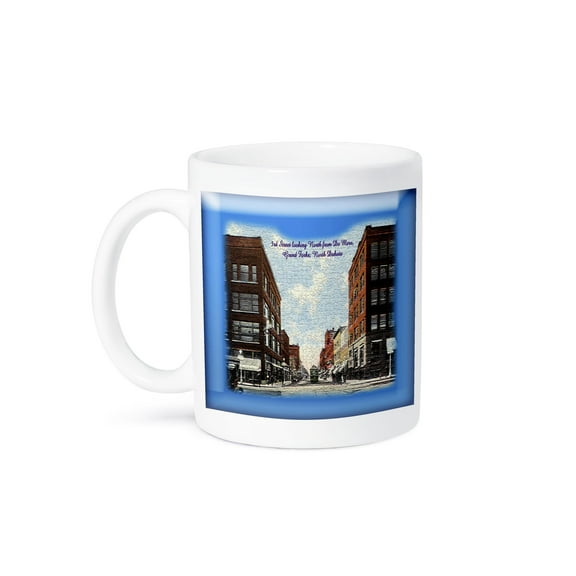 Downtown Grand Forks, Nd (Vintage 1912), 11oz Mug