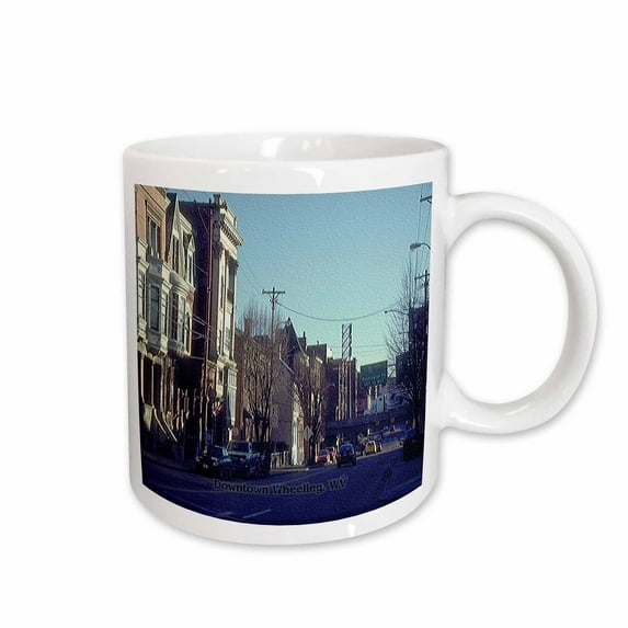 3drose, Downtown Wheeling, Wv, 15oz Mug