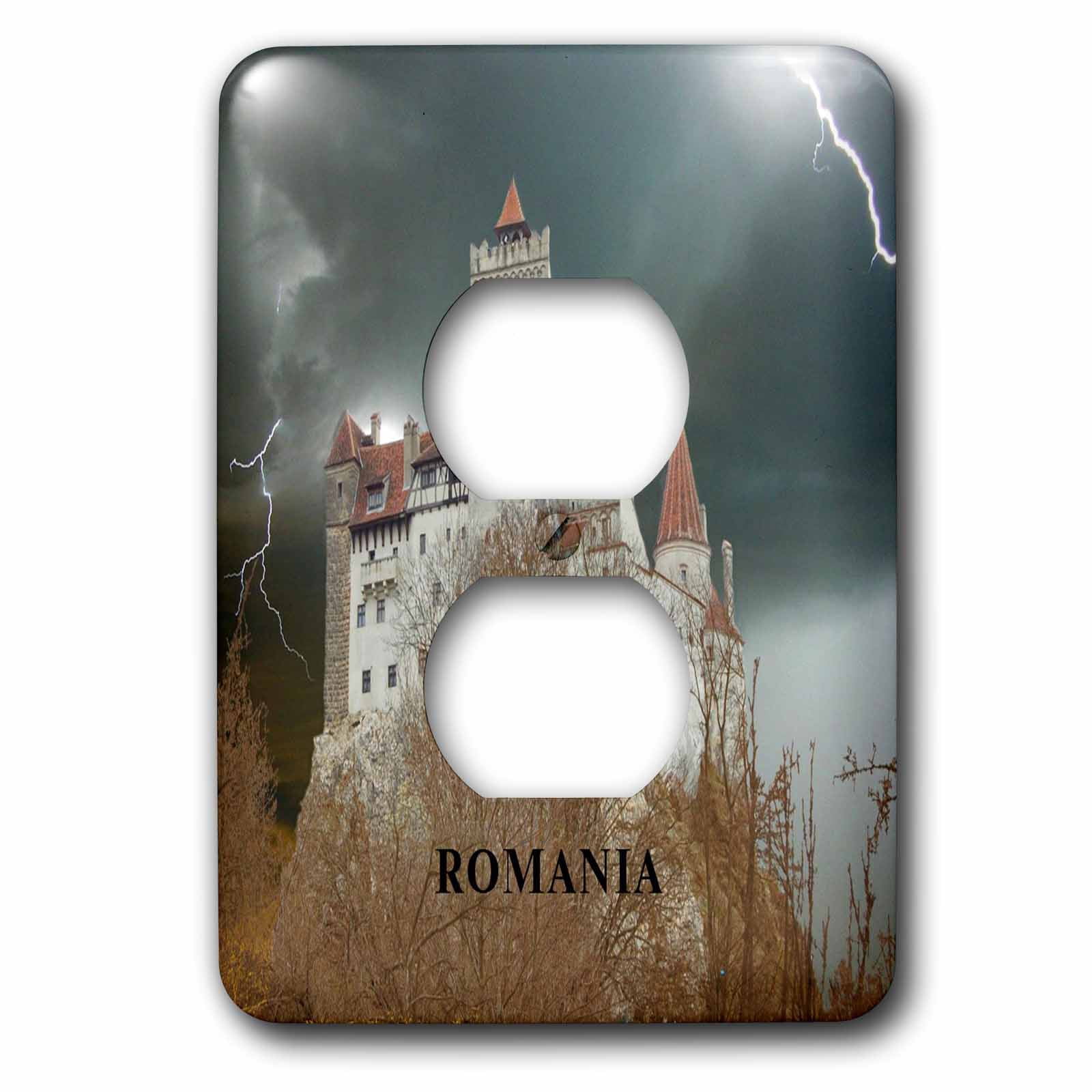 3dRose, Dracula Castle in Romania, 2 plug outlet cover