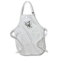 thumbnail image 1 of 3dRose, Dragon W, Full Length Apron with Pockets 22w x 30l, 1 of 1