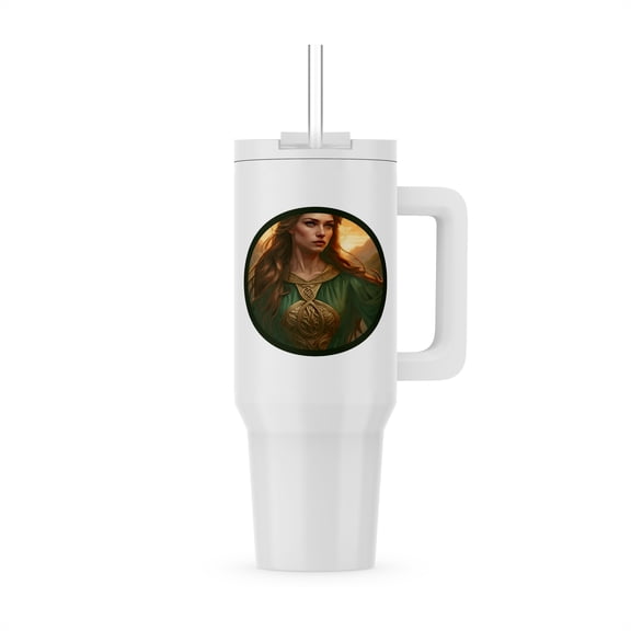 Dwynwen The Patron Saint Of Lovers Cut Out, 30oz Tumbler