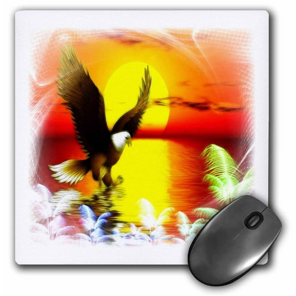 3dRose, Eagle Sunset, MousePad