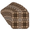 thumbnail image 1 of 3drose, Earth Tone Abstract., Set of 8 Coasters - Soft, 1 of 7