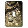 thumbnail image 1 of 3dRose, Eastern Massasauga Rattlesnake, single toggle switch, 1 of 1