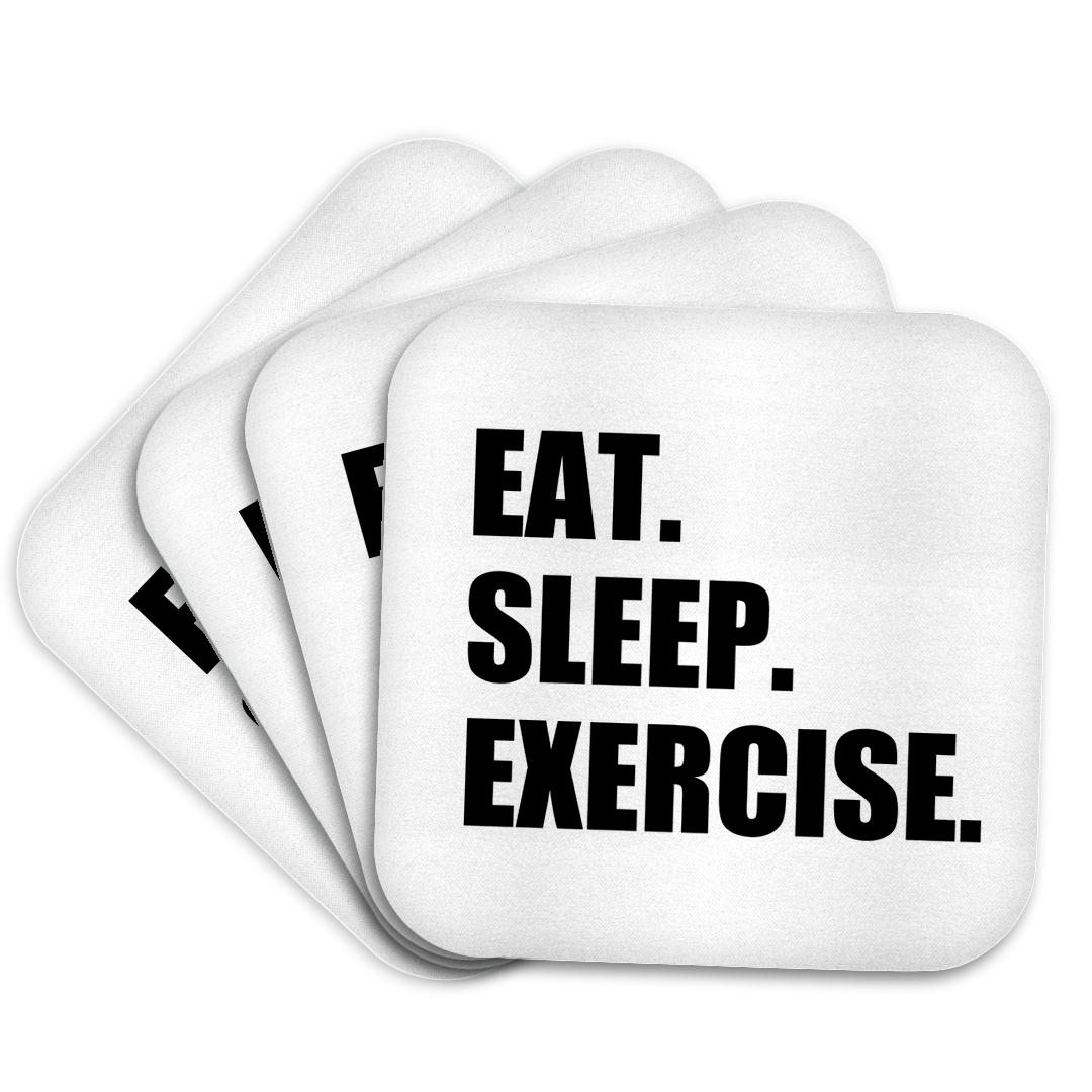 3dRose, Eat Sleep Exercise. Gifts for gym bunny or keep fit fitness ...