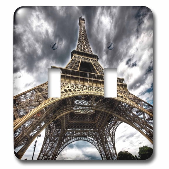 3dRose, Eiffel Tower Down Under, double toggle switch
