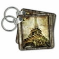 thumbnail image 1 of 3dRose, Eiffel Tower, set of 2 Key Chains, 1 of 1