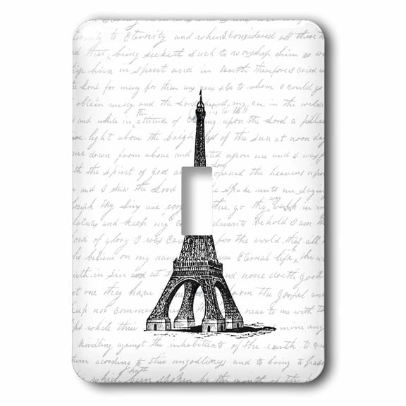 3dRose, Eiffel Tower, single toggle switch