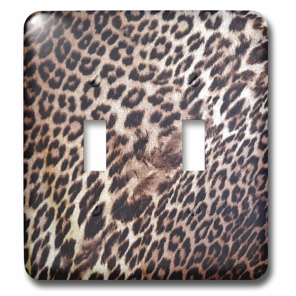 3dRose, Exotic Leopard Print- Animal Print- Nature, double toggle switch