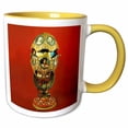 thumbnail image 1 of 3drose, Faberge® Egg Tercentenary of Romanoffs House Pictured, 11oz Two-tone Yellow Mug, 1 of 6