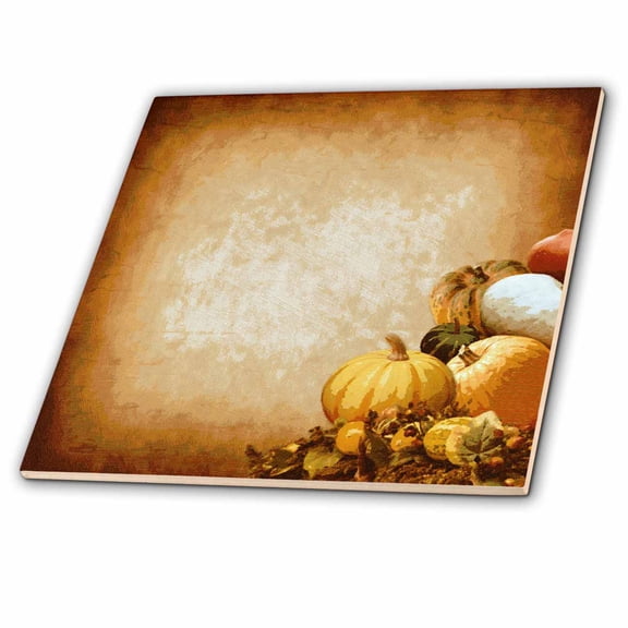 3dRose, Fall Theme, 4 Inch Ceramic Tile