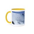 thumbnail image 1 of 3dRose, Famous Niagra Falls Straddling NY n Canada, 11oz Two-Tone Yellow Mug, 1 of 3