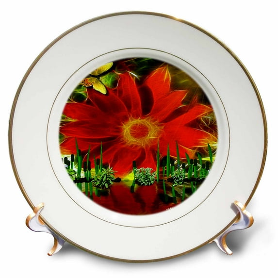 3dRose, Feng Shui, 8 inch Porcelain Plate